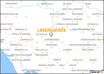 map of La Sensurière