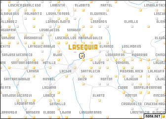 map of La Sequía