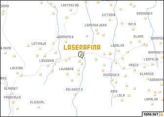 map of La Serafina