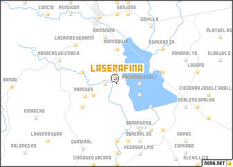 map of La Serafina