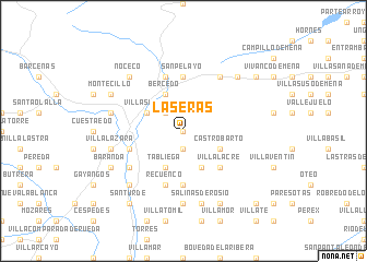 map of Las Eras