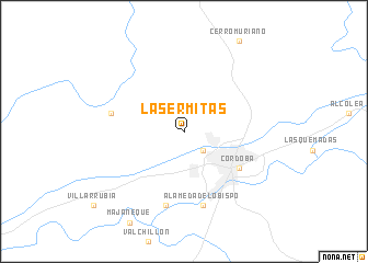 map of Las Ermitas