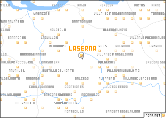 map of La Serna