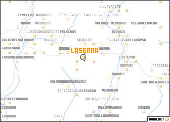 map of La Serna