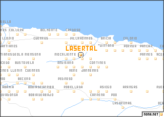 map of La Sertal