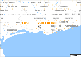 map of Las Escobas del Venado