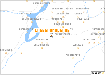 map of Las Espumaderas