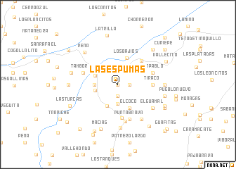 map of Las Espumas