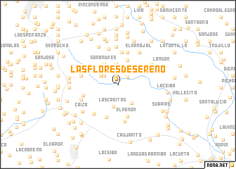 map of Las Flores de Sereno