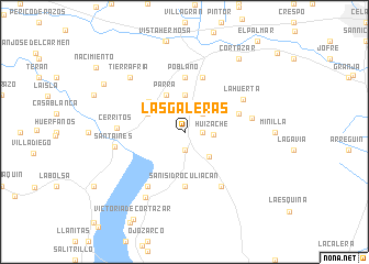 map of Las Galeras