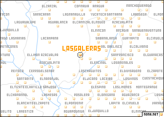 map of Las Galeras