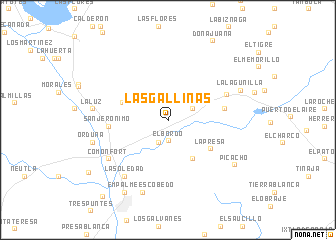 map of Las Gallinas