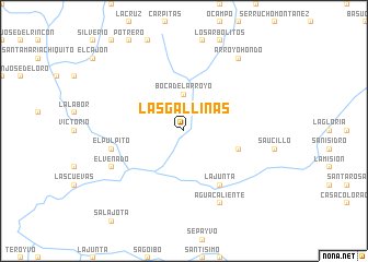 map of Las Gallinas