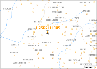 map of Las Gallinas