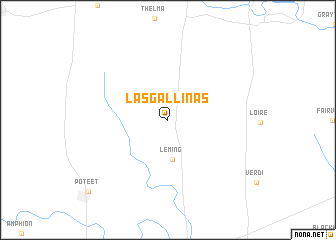 map of Las Gallinas