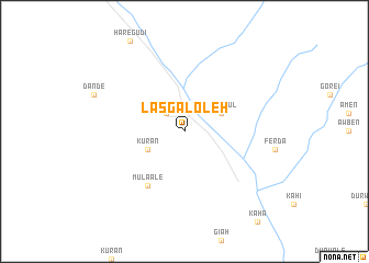 map of Las Galoleh