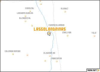 map of Las Golondrinas