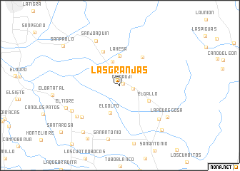 map of Las Granjas