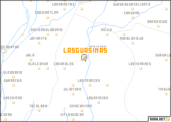 map of Las Guásimas