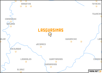 map of Las Guásimas