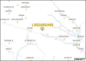 map of Las Guásimas