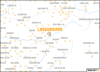 map of Las Guásimas