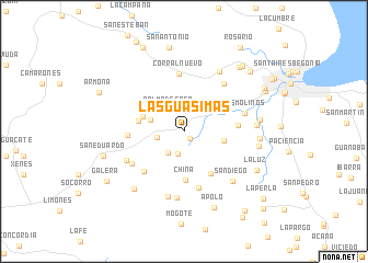 map of Las Guásimas