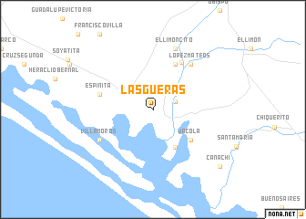map of Las Gueras
