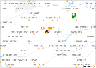 map of Lasham