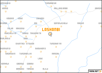 map of Lashanbi