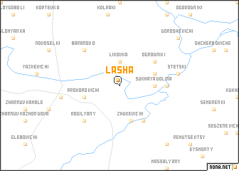 map of Lasha