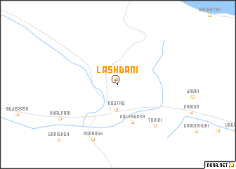 map of Lashdānī