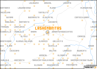 map of Las Hembritas