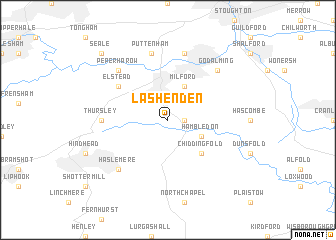 map of Lashenden