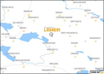 map of Lasheri