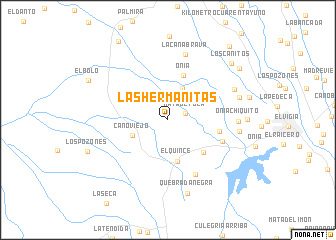 map of Las Hermanitas
