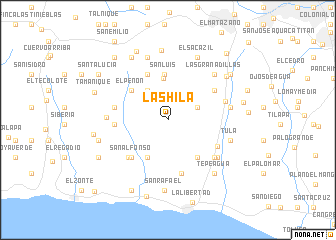 map of La Shila