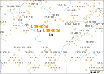 map of Lashkaj