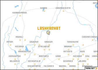 map of Lashkarhāt