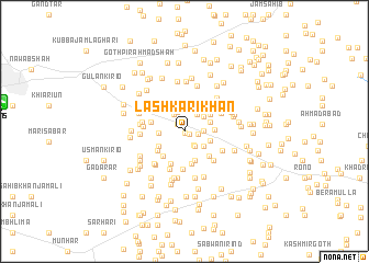 map of Lashkari Khān