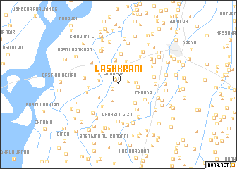 map of Lāshkrāni