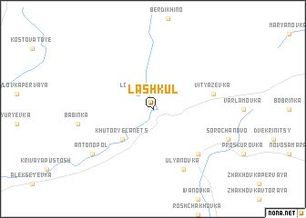 map of Lashkul