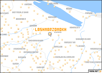 map of Lashmar Zomokh
