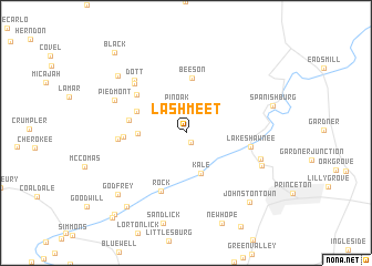 map of Lashmeet