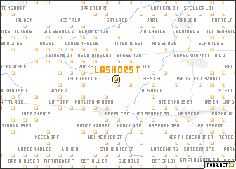 map of Lashorst