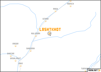 map of Lasht Khot