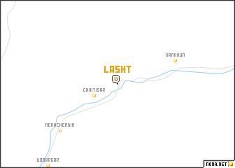 map of Lasht
