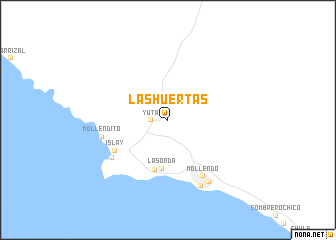 map of Las Huertas