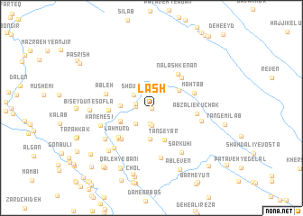 map of Lāsh