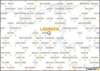 map of La Sibérie